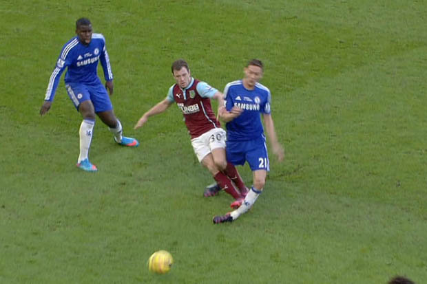 Barnes tackle on Matic